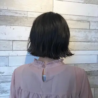 ショート カラー ヘアアレンジ レイヤー/顔まわり カット/地毛風カラーのヘアスタイル