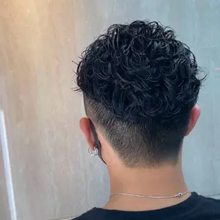 パーマ メンズ BiBi international所属・久島 舞愛のヘアスタイル