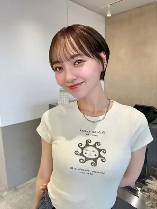 ショート ショート/ 似合わせカットモカのヘアスタイル