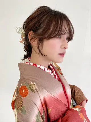 ゆるふわパーマ🌼 アレンジ🌼リョウカのヘアスタイル