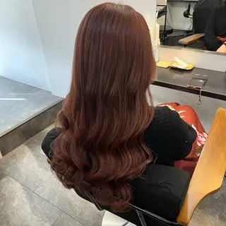 ロング カラー hair salon chic.所属・chic.エクステ. 艶カラー.miu🦊のヘアスタイル