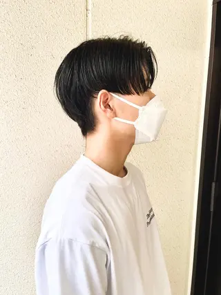 ショート メンズ 永田〈店長#レイヤー #ウルフ#ハイトーンのヘアスタイル