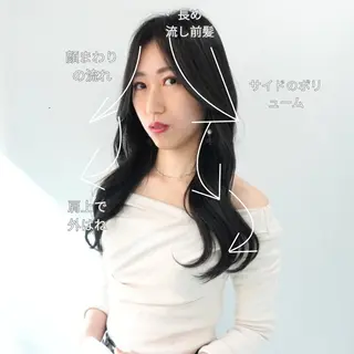 ロング Endearing 銀座/レイヤーカットのヘアスタイル