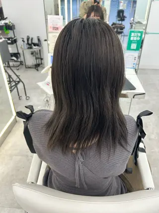 セミロング はるか/ブリーチカラ ー/ヘアアレンジ🤍のヘアスタイル