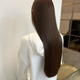 ロング 顔まわりカット✨艶髪 ✨髪質改善✨伴響佳のヘアスタイル