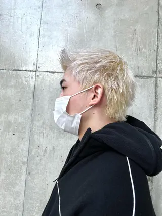 ショート カラー ヘアアレンジ 🐺ウルフの神🐺 /カラー/けいすけのヘアスタイル