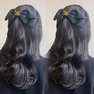 ロング カラー 透明感カラー/ 小顔カット/ミヅキのヘアスタイル