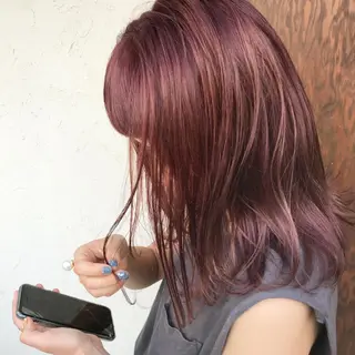 ミディアム カラー 艶髪育成サロン 京橋　shinのヘアスタイル