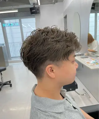 ショート メンズ ブリーチ/艶カラー/ メンズ♱ʜᴀʀᴜᴋᴀのヘアスタイル