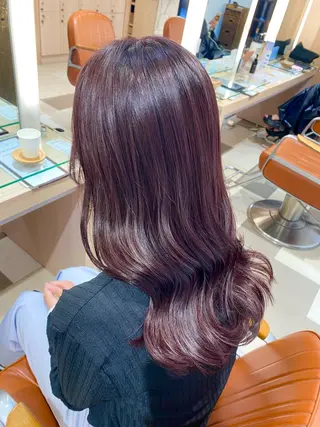ロング カラー 🦋‪ハイトーンカラ ー🦋‪熊田 史織のヘアスタイル