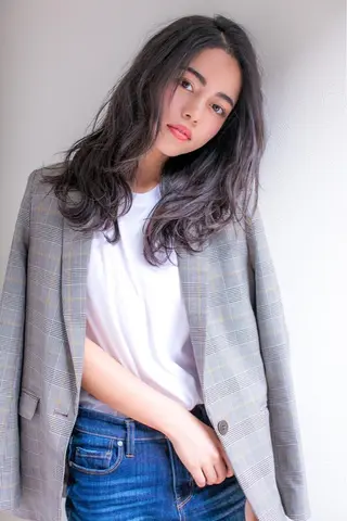 セミロング 髪質改善縮毛矯正 リピートNo.1米倉のヘアスタイル