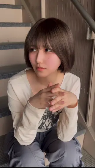 セミロング 大平 楓のヘアスタイル