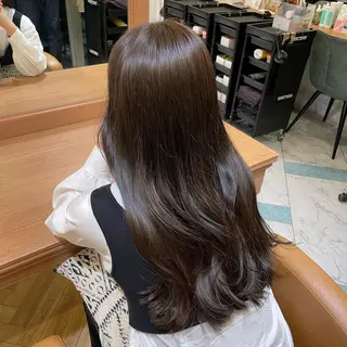 ロング カラー 💖ボブ/髪質改善 顔周りレイヤー/ユイのヘアスタイル