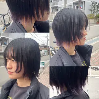 ショート カラー 水田 帆波のヘアスタイル