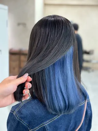 ミディアム カラー 🤍透明感カラー🤍 Moeのヘアスタイル