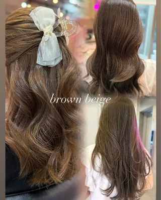 ロング カラー 🐰🎀ボブ専門 yuzuka🎀🐰のヘアスタイル