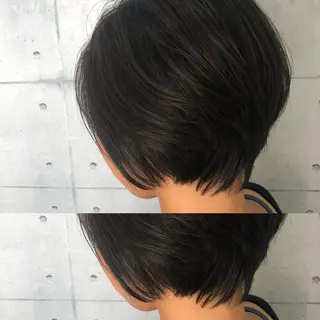 ショート カラー 金沢 広美のヘアスタイル