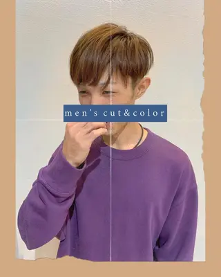 ショート カラー メンズ 吉原 由菜のヘアスタイル