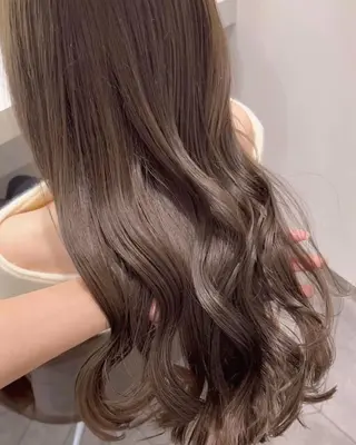 ミディアム 透明感カラー ふうか　渋谷のヘアスタイル