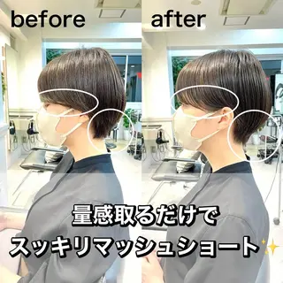 ショート 木下英治/ショート カット/銀座のヘアスタイル