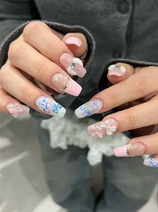ネイル GO TODAY SHARE SALON 新宿Gratia店所属・RURU nailのネイルデザイン