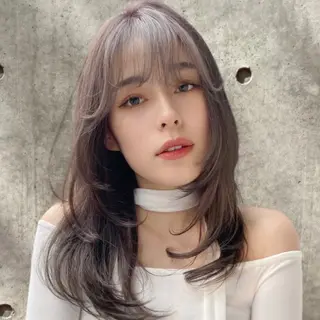 ロング カラー ✨ハッシュカット✨ ユウキ✨のヘアスタイル