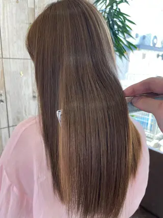 ロング カラー パーマ Gain KAKKY 池下駅徒歩3分のヘアスタイル