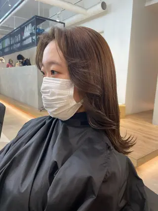 セミロング カラー HAIR&NAIL KANAのネイルデザイン