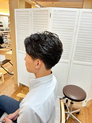 ショート パーマ メンズ メンズ✨パーマ 大室雄基のヘアスタイル