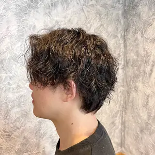 パーマ メンズ アグヘアーシータ所属・🤩メンズカット/ パーマ山本🤩のヘアスタイル