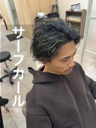 ミディアム 中島 稔/稲毛メンズパーマのヘアスタイル