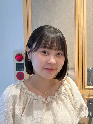 ミディアム 縮毛矯正/艶カラー 🌻🌻MIREIのヘアスタイル