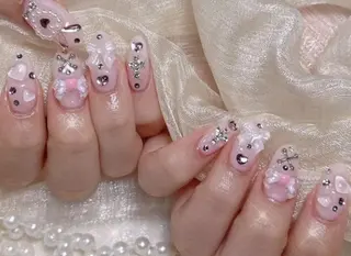 ネイル 🎀彩羽チップ 長さだし専門🎀のネイルデザイン