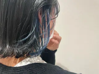 ミディアム カラー 艶カラー asukaのヘアスタイル
