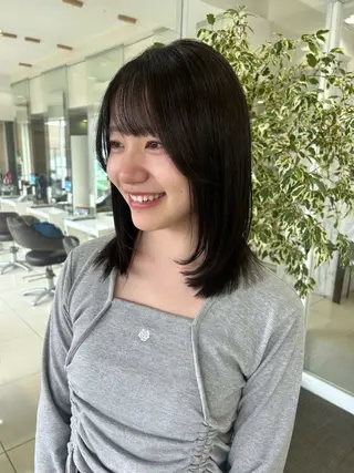 ミディアム ハピネス所属・川本 真鈴のヘアスタイル
