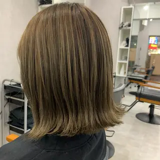 ミディアム カラー 🌈艶髪　矯正 川崎　海🌈のヘアスタイル