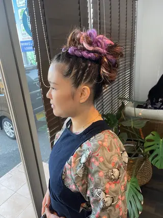 ロング ヘアアレンジ Felice Erikaのヘアスタイル
