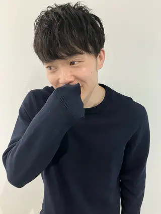 ショート カラー パーマ ヘアアレンジ メンズ キッズ grand story/colulu渋谷2号店所属・【店長】miura 🤍coluluのヘアスタイル