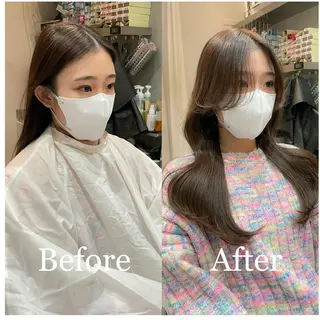 ロング LOMA🇰🇷 銀座クボタのヘアスタイル