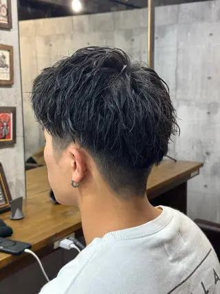 ショート メンズ 川崎 健翔のヘアスタイル