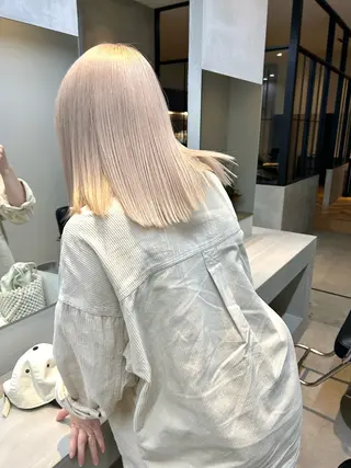 ミディアム カラー mood tatemachiのヘアスタイル