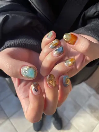 ネイル 甲斐市自宅サロン 🧸prunelleのネイルデザイン