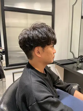 ミディアム パーマ メンズ feliz🤍 RINAのマツエク・マツパデザイン