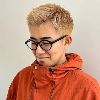 カラー メンズ メンズパーマ/ メッシュ📍ユリのヘアスタイル