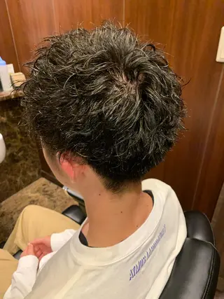 パーマ メンズ プレミアムバーバー 草野のヘアスタイル