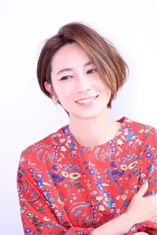 ショート カラー 大人女性のショート ・ボブ✂︎沼尻典祥のヘアスタイル