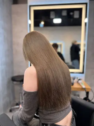 ロング カラー ヘアアレンジ レイヤー×透明感カラ ーHAYATOのヘアスタイル