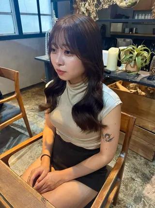 ロング カラー クキノケイカ /暖色カラーのヘアスタイル