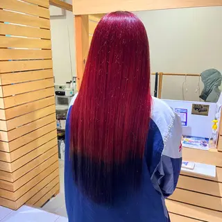 ロング カラー RUBEUS【ルベウス】所属・✨艶々カラー🎨 杉本賢人のヘアスタイル