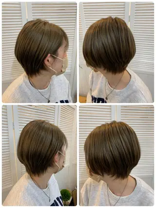 ショート カラー しば たのヘアスタイル